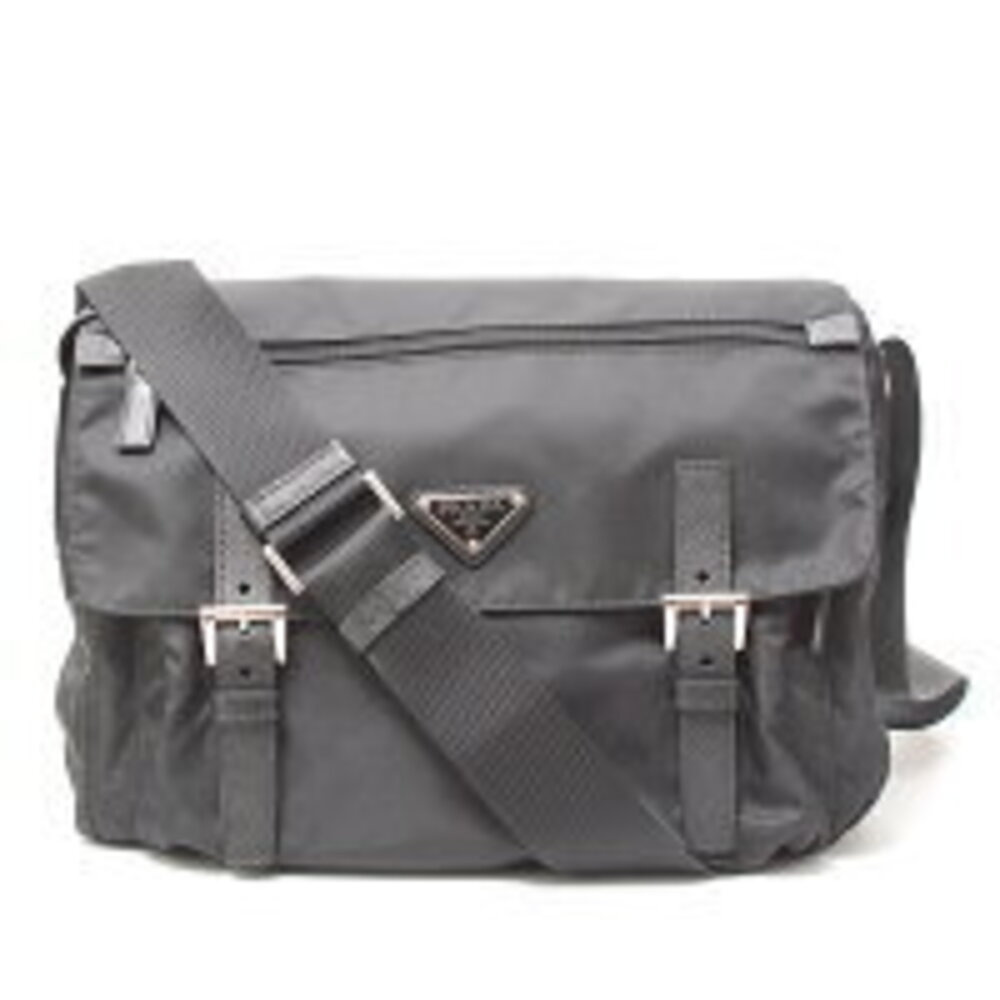 Prada Vera Shoulder Bag Black